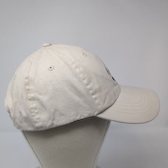 Tam O'Shanter Strapback Hat Beige One Size Embroidered Logo Antigua - Picture 5 of 10